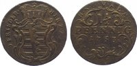 Sachsen-Gotha-Altenburg Cu 1 1/2 Pfennig Friedrich III. 1732-1772.