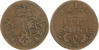 Würzburg, Bistum Cu 1/2 Pfennig Franz Ludwig von Erthal 1779-1795. -
