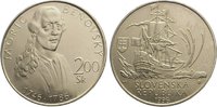 Tschechoslowakei-Slowakei 200 Korun Republik. Ab 1993.