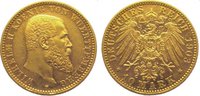 Württemberg 10 Mark Gold Wilhelm II. 1891-1918.