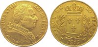 Frankreich 20 Francs Gold Ludwig XVIII. 1814, 1815-1824.