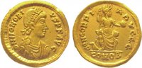 Kaiserzeit Gold Honorius 395-423.