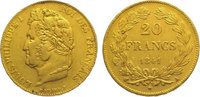 Frankreich 20 Francs Gold Louis Philipp 1830-1848.