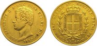 Italien-Sardinien 20 Lire Gold Carlo Alberto 1831-1849.