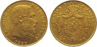 Belgien, Königreich 20 Francs Gold Leopold II. 1865-1909.