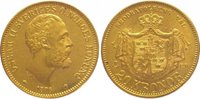 Schweden 20 Kronen Gold Oskar II. 1872-1907.