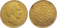 Bayern 5 Mark Gold Ludwig II. 1864-1886.