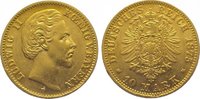 Bayern 10 Mark Gold Ludwig II. 1864-1886.