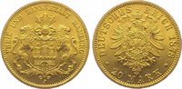 Hamburg 20 Mark Gold