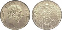 Sachsen 2 Mark Albert 1873-1902.