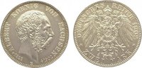 Sachsen 2 Mark Albert 1873-1902.