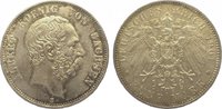 Sachsen 5 Mark Albert 1873-1902.