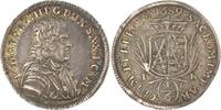 Sachsen-Albertinische Linie 1/6 Taler Johann Georg III. 1680-1691. -