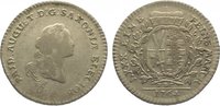 Sachsen-Albertinische Linie 1/6 Taler Friedrich August III. 1763-1806. -
