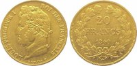 Frankreich 20 Francs Gold Louis Philipp 1830-1848.