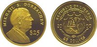 Liberia 25 Dollars Gold Republik seit 1847.