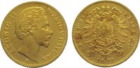 Bayern 20 Mark Gold Ludwig II. 1864-1886.