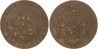 Großbritannien-Suffolk Cu Halfpenny Ipswich. -