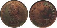 Thailand (Siam) Bronzejeton Rama V. (Phra Maha Chulalongkorn) 1868-1910. -