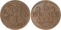 Mecklenburg-Rostock, Stadt Cu 6 Pfennig -