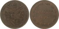 Italien-Kirchenstaat / Vatikan Cu Baioccho Pio IX. 1846-1878. -