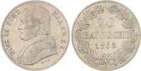 Italien-Kirchenstaat / Vatikan 20 Baiocchi Pio IX. 1846-1878. -