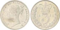 Großbritannien Threepence Victoria 1837-1901. -