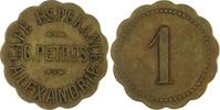 Ägypten 1 Piaster Token Coinage. -