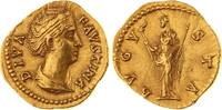Kaiserzeit Gold Antoninus Pius für Faustina Maior gestorben 141. Prachtexemplar. Vorzüglich - Stempe
