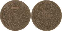 Portugal-Azoren Cu 10 Reis Maria I. 1786-1799. -