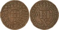 Portugal-Azoren Cu 10 Reis José I. 1750-1777. -