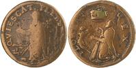Irland Cu Farthing Charles II. 1645-1685. -