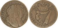 Irland Cu Halfpenny William and Mary 1689-1694. -
