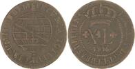 Brasilien Cu 40 Reis Joao, príncipe regente 1799-1816. -