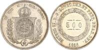 Brasilien 500 Reis Pedro II. 1831-1889. -