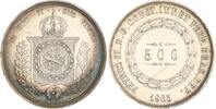 Brasilien 500 Reis Pedro II. 1831-1889. -