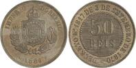 Brasilien 50 Reis Pedro II. 1831-1889. -