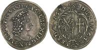 Bremen und Verden 1/6 Taler Karl XI. von Schweden 1660-1697. -