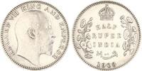 Indien / India 1/2 Rupee Edward VII. 1901-1910. -