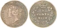 Kanada (Canada) 5 Cents Victoria 1837-1901. -