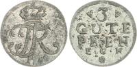 Brandenburg-Preußen 3 Gute Pfennig Friedrich II. 1740-1786. -