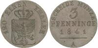 Brandenburg-Preußen Cu 3 Pfennig Friedrich Wilhelm IV. 1840-1861. -