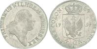 Brandenburg-Preußen 4 Groschen Friedrich Wilhelm II. 1786-1797. -