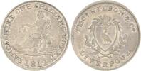 Großbritannien-Lancashire Shilling Liverpool. -