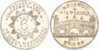 Großbritannien-Somersetshire Sixpence Bristol. -