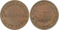 Südafrika Cu Halfpenny Cape Town. -