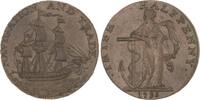 Irland-Dublin Cu Halfpenny -