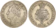 Sachsen-Albertinische Linie 1/6 Taler Johann 1854-1873. -