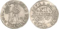 Braunschweig-Calenberg-Hannover 12 Mariengroschen Johann Friedrich 1665-1679. -