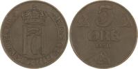 Norwegen 5 Öre 1 Haakon VII. 1905-1957. -